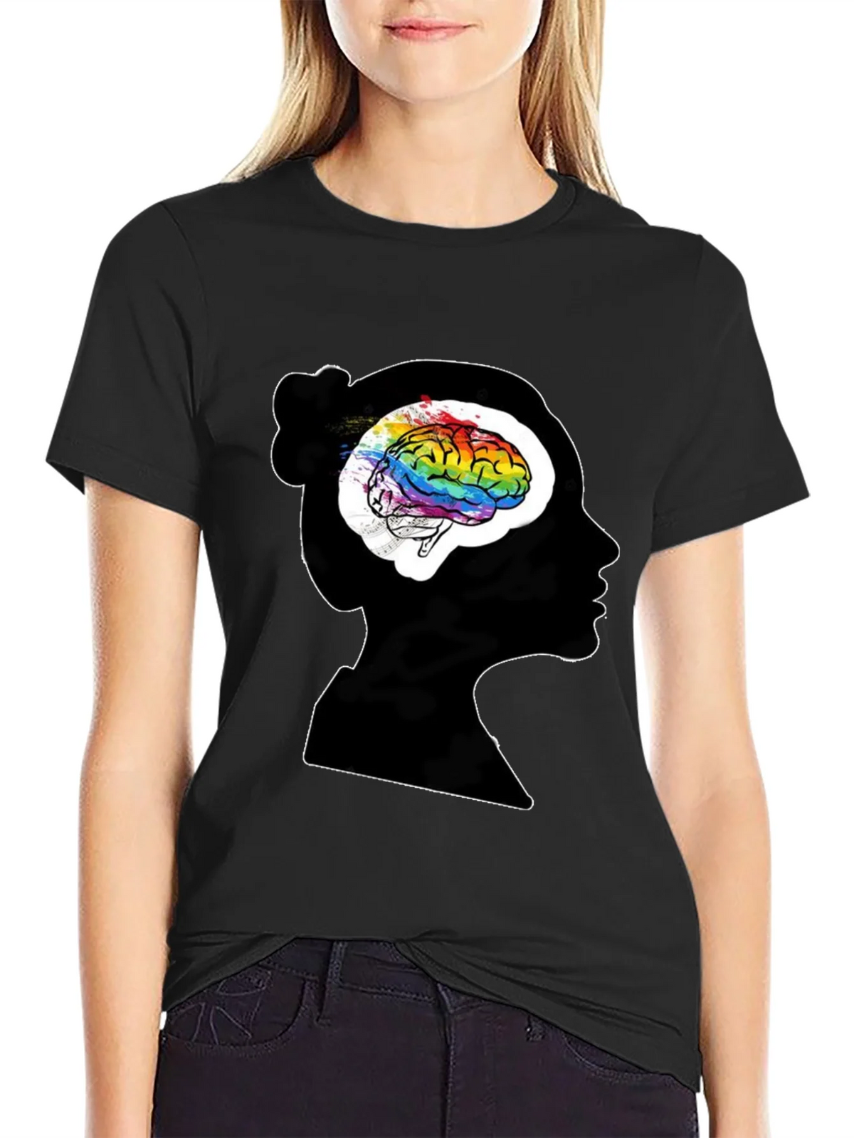 Brain Art T-Shirt - Artistic Mind Tee