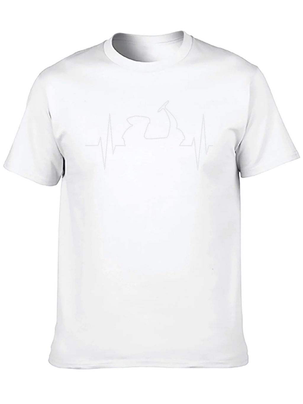 Scooter Heartbeat T-Shirt - Black Graphic Tee