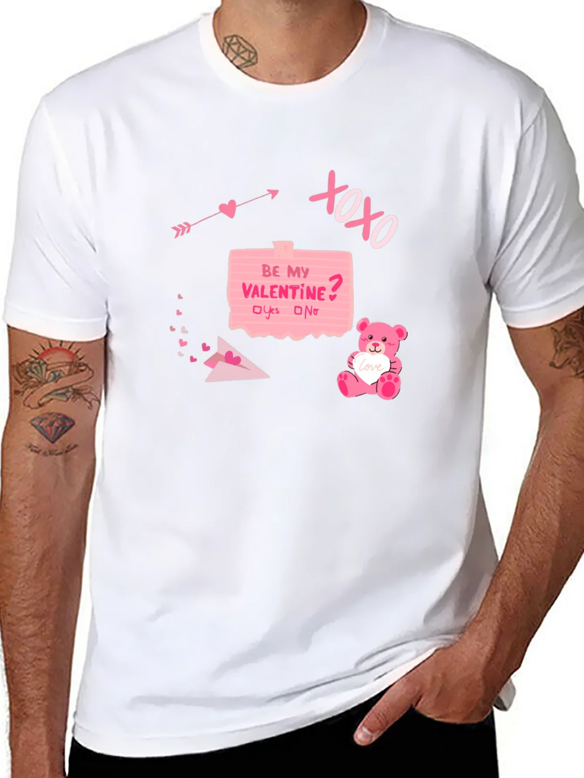 Be My Valentine T-Shirt Valentines Day Love Tee