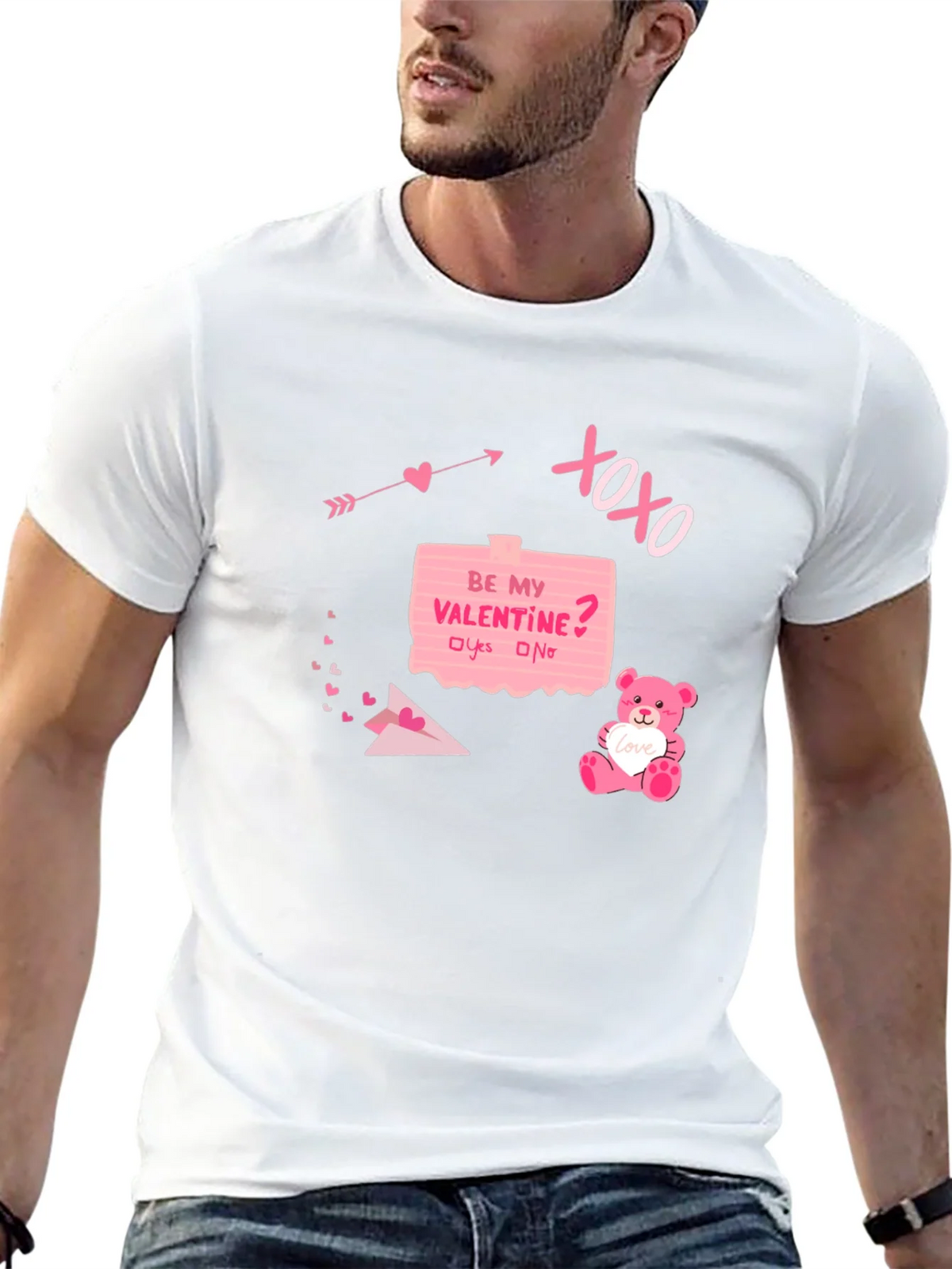 Be My Valentine T-Shirt Valentines Day Love Tee