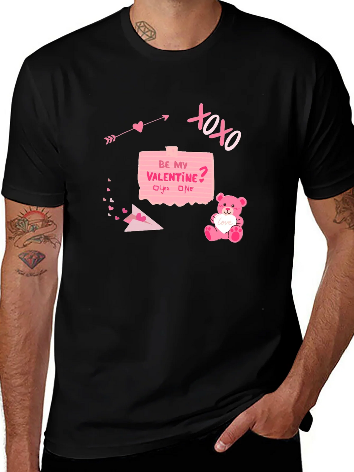 Be My Valentine T-Shirt Valentines Day Love Tee