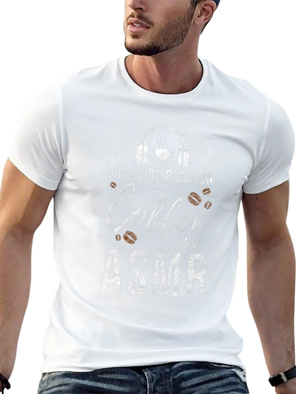 Coffee & ASMR T-Shirt: Runs On Tee