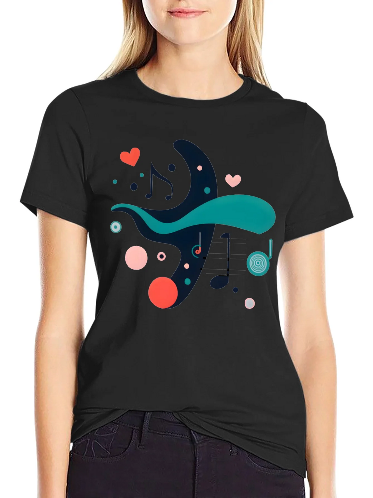 Abstract Music Lover Tee