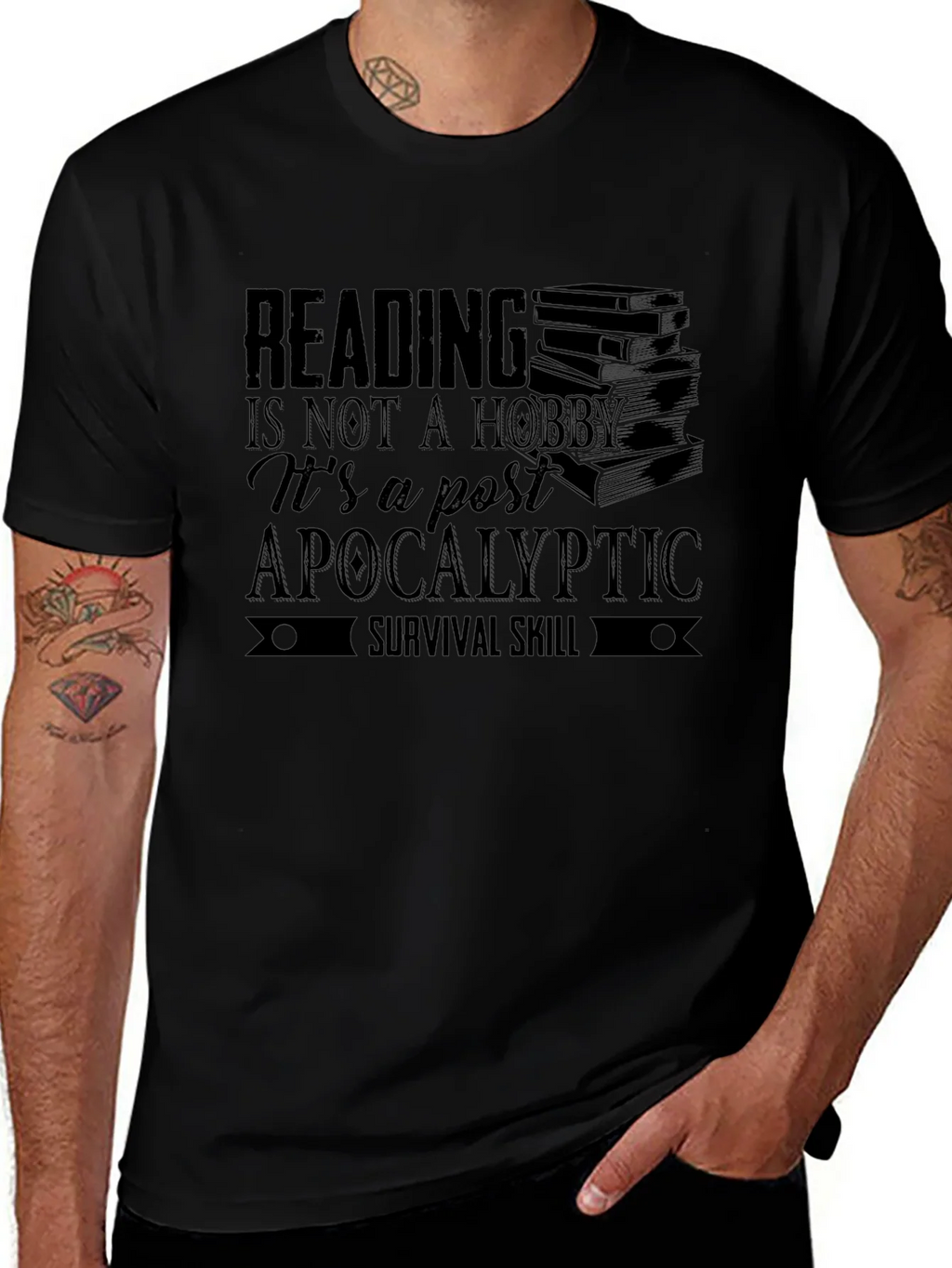 Reading is Survival Skill T-Shirt