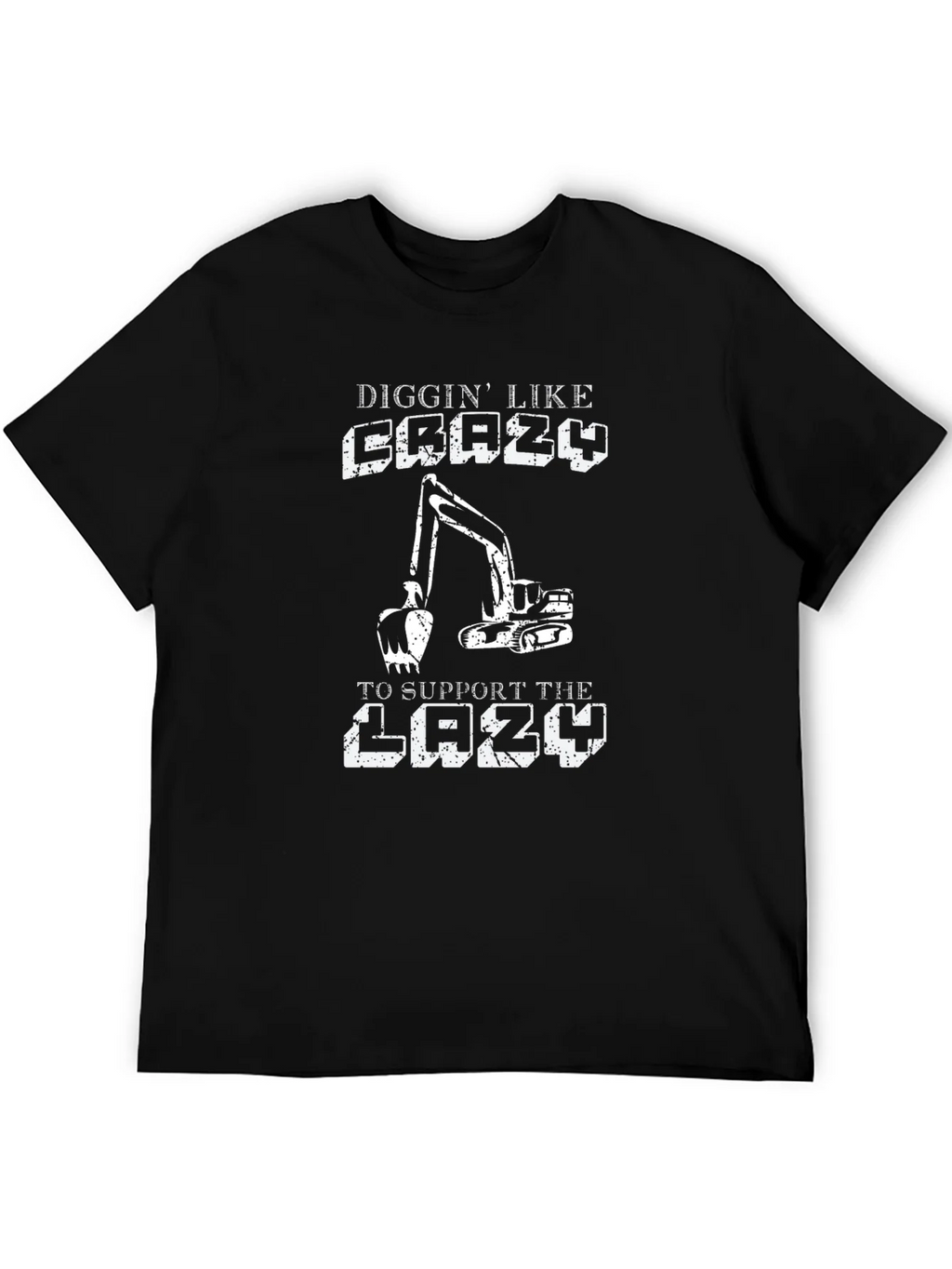 Diggin Like Crazy Mens Black T-Shirt