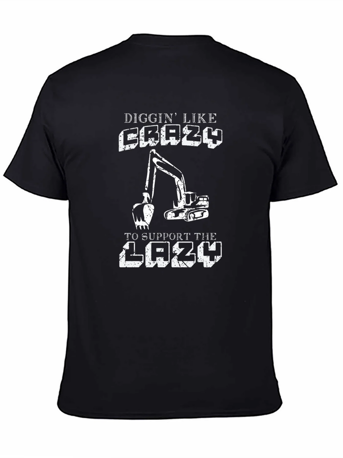 Diggin Like Crazy Mens Black T-Shirt