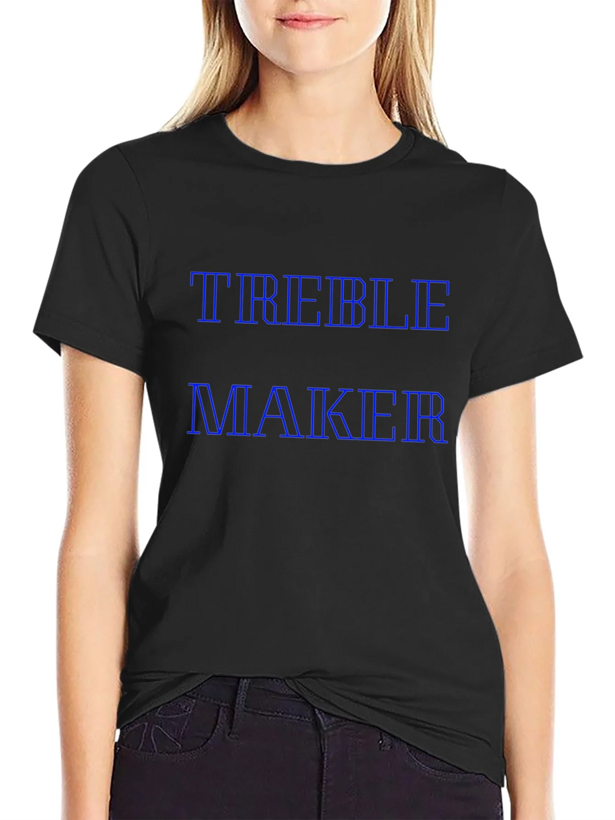 Treble Maker Black Graphic Tee