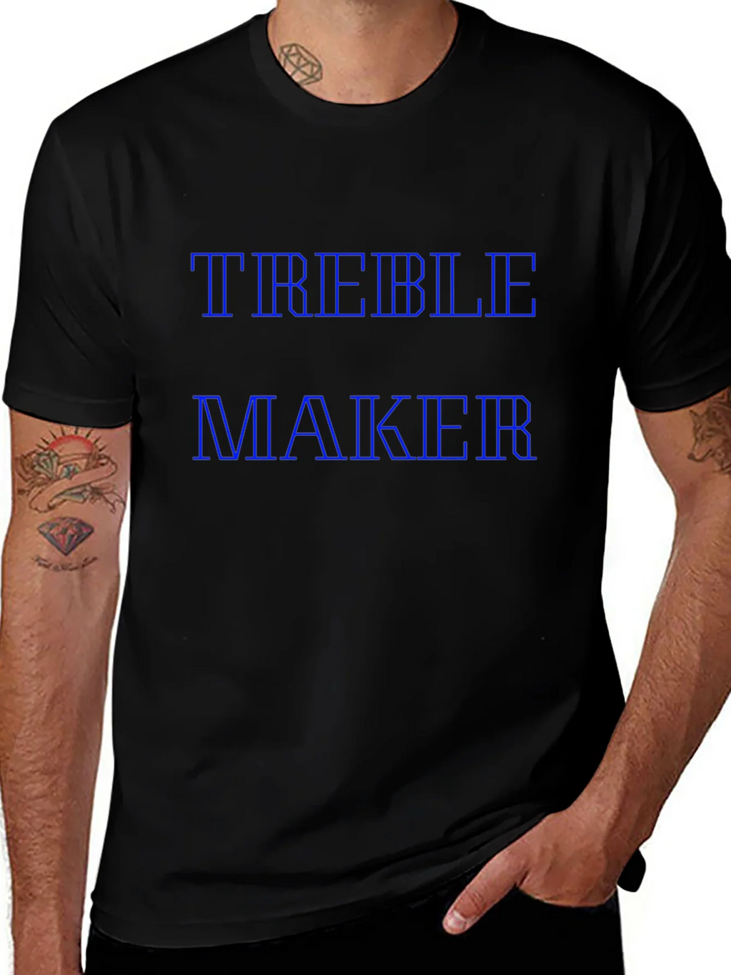 Treble Maker Black Graphic Tee