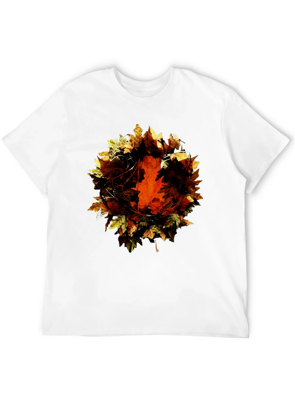 Autumn Leaves Graphic Tee - Stylish Fall Fashion