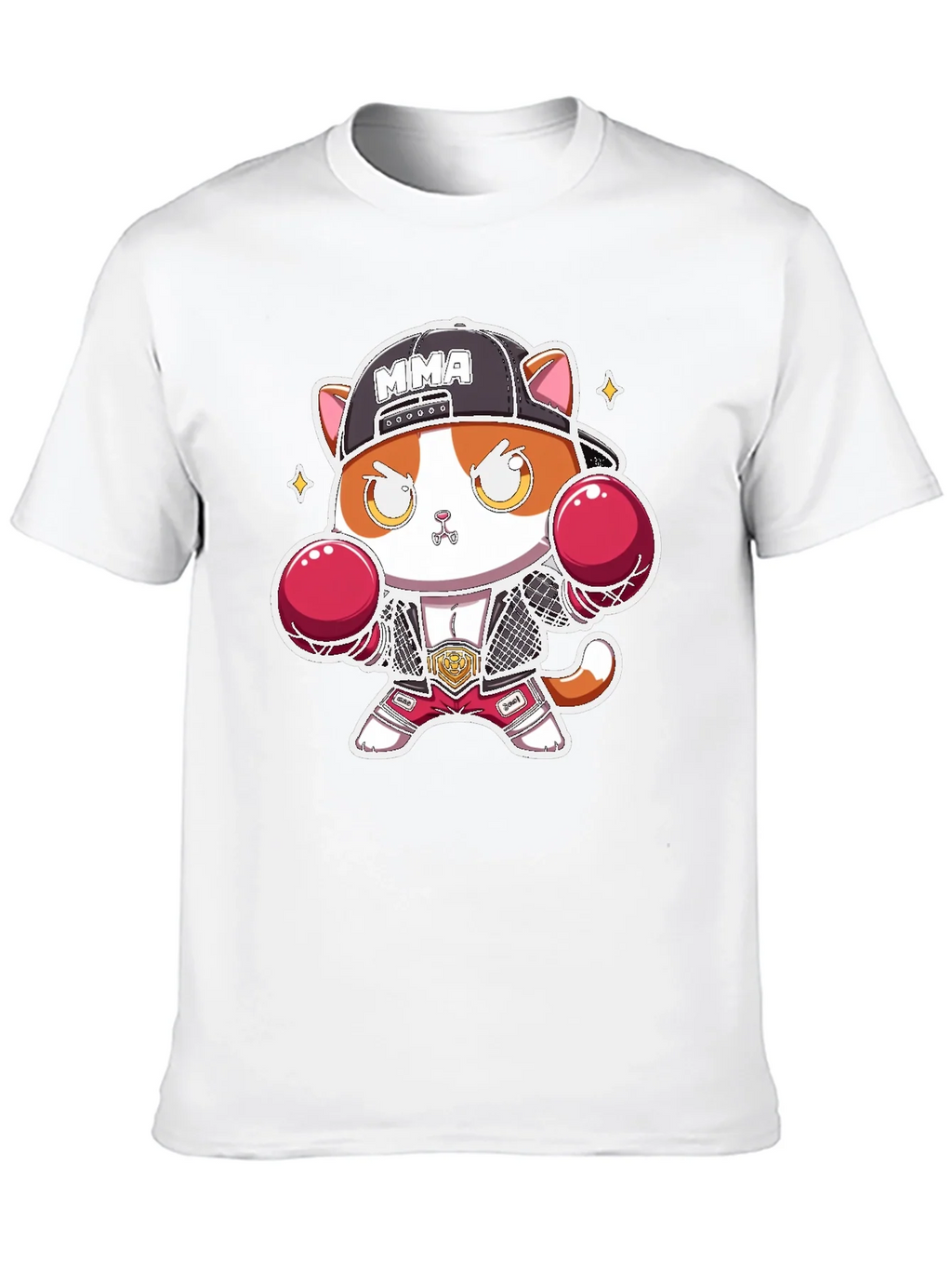 MMA Cat Black T-Shirt
