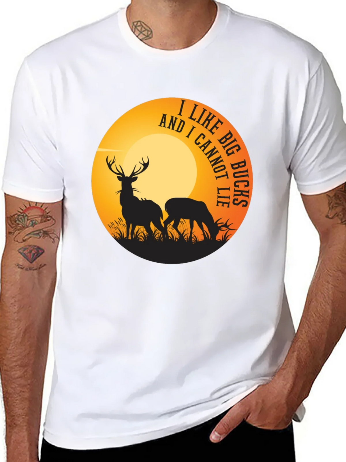 I Like Big Bucks Graphic Tee