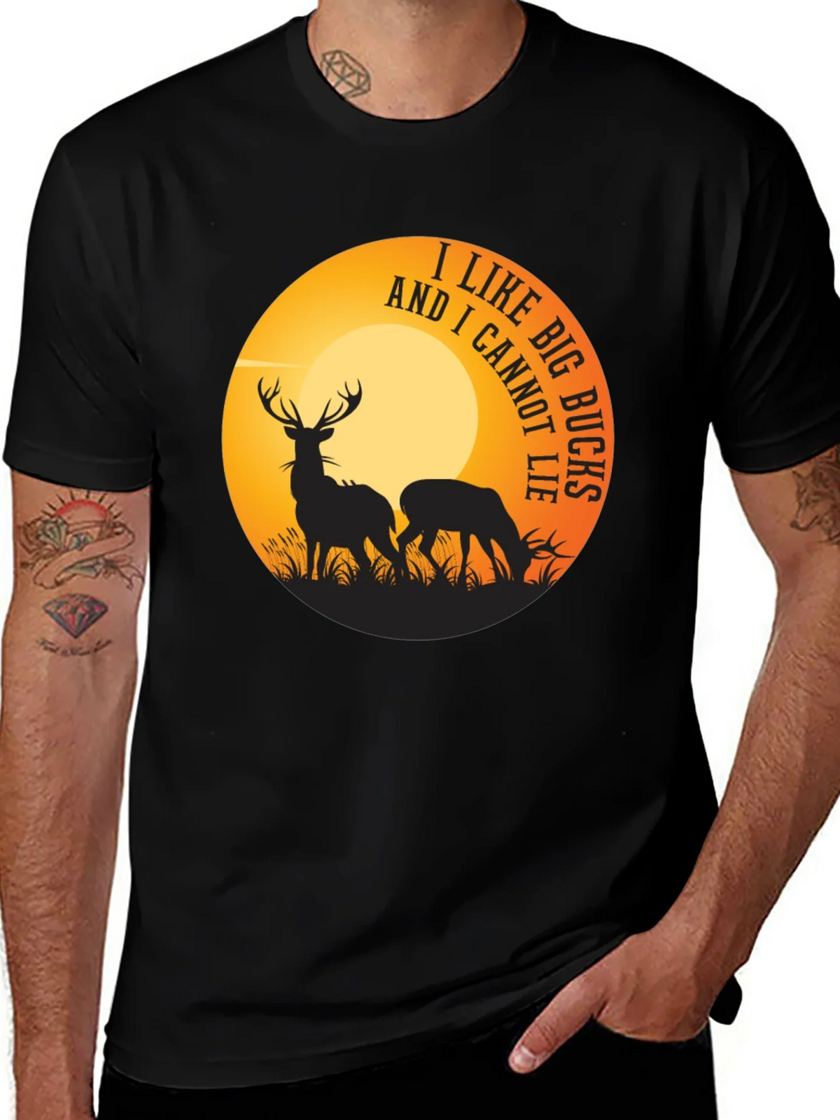I Like Big Bucks Graphic Tee
