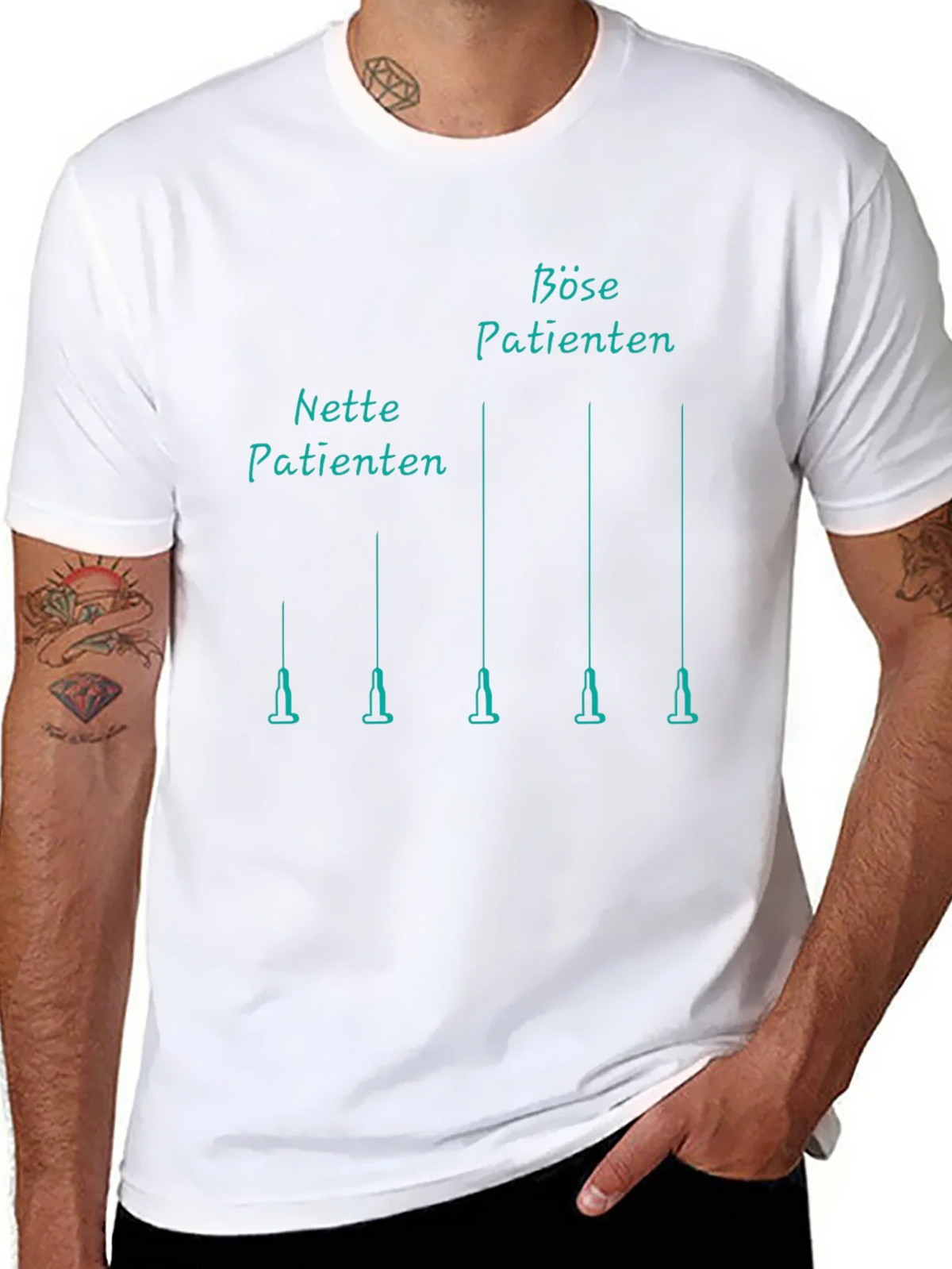 Novelty Patients Syringe T-Shirt