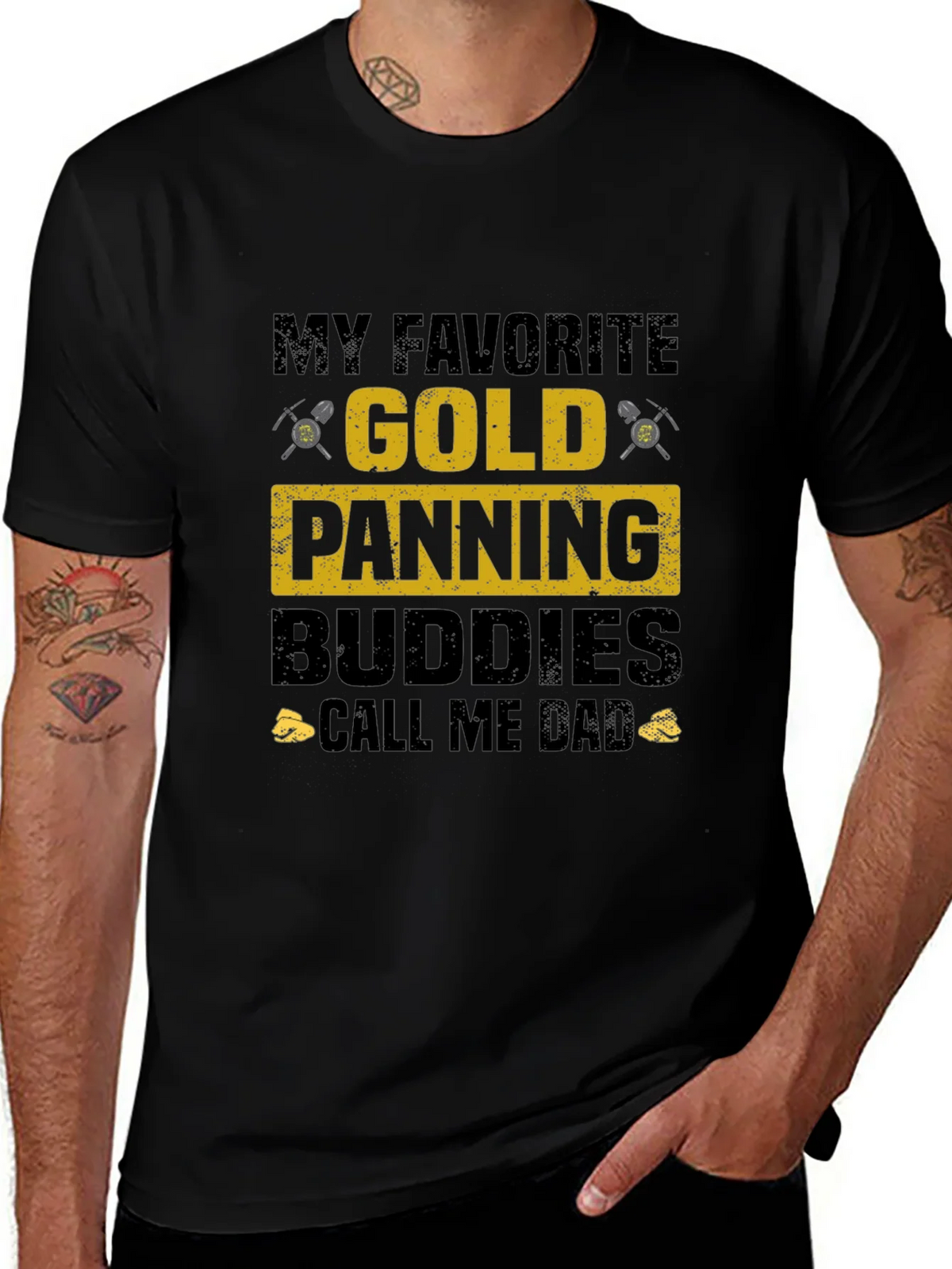 Gold Panning Buddies T-Shirt - Perfect for Dad!