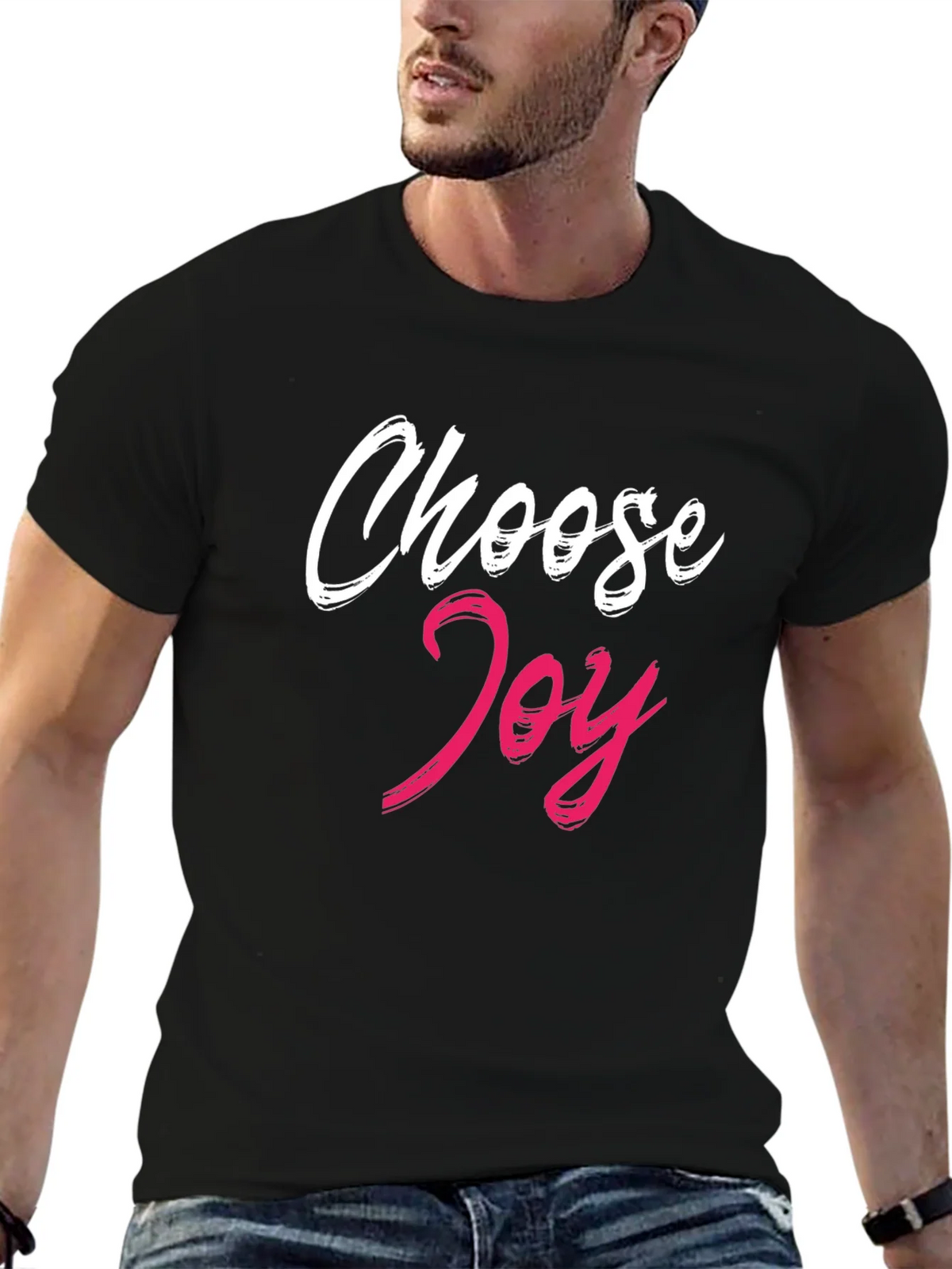 Choose Joy Graphic Tee - Positive Vibes