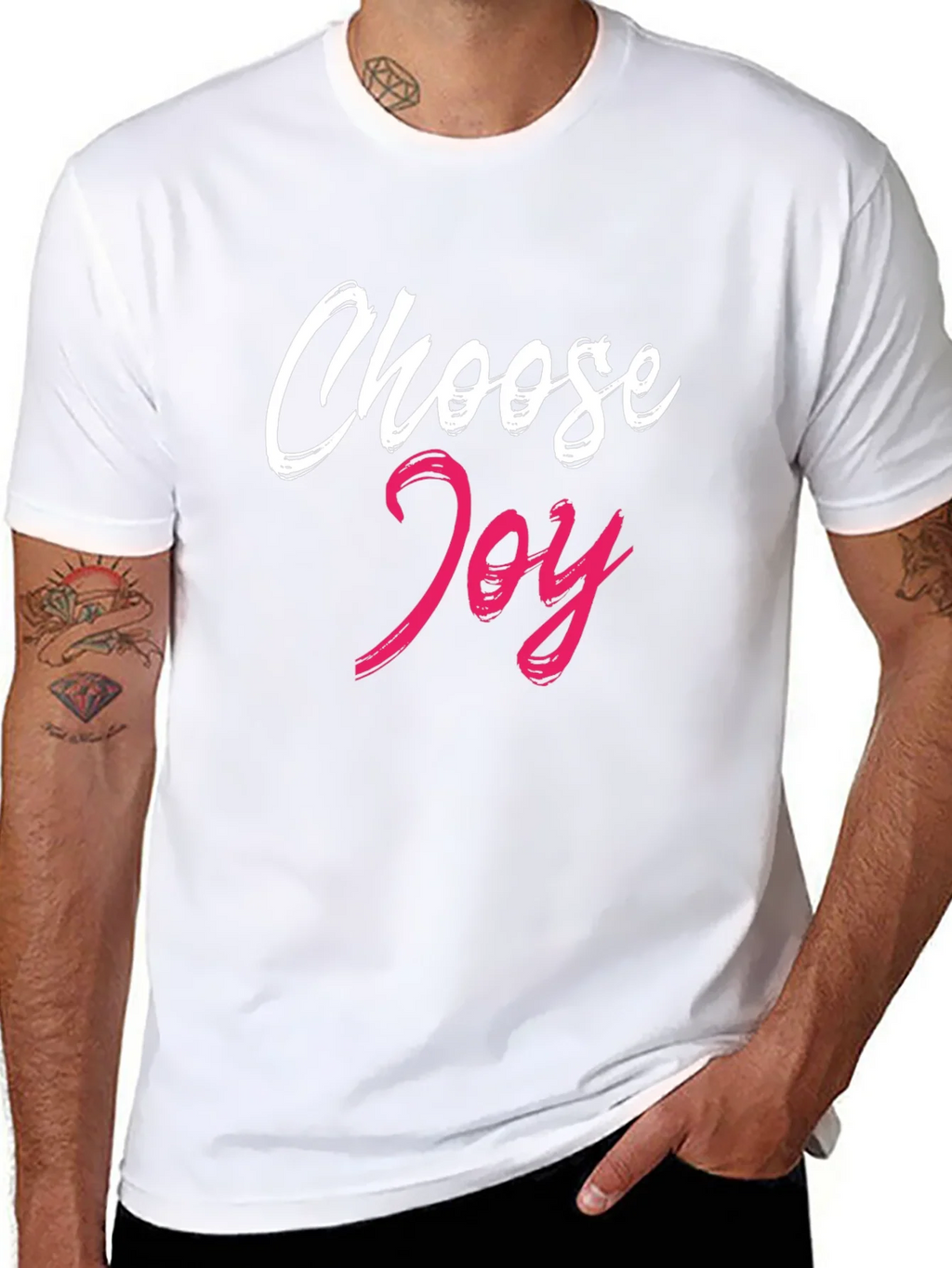 Choose Joy Graphic Tee - Positive Vibes