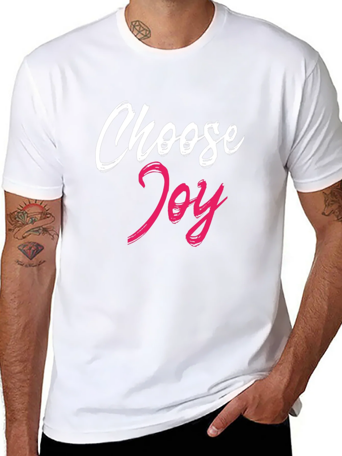 Choose Joy Graphic Tee - Positive Vibes