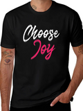 Choose Joy Graphic Tee - Positive Vibes