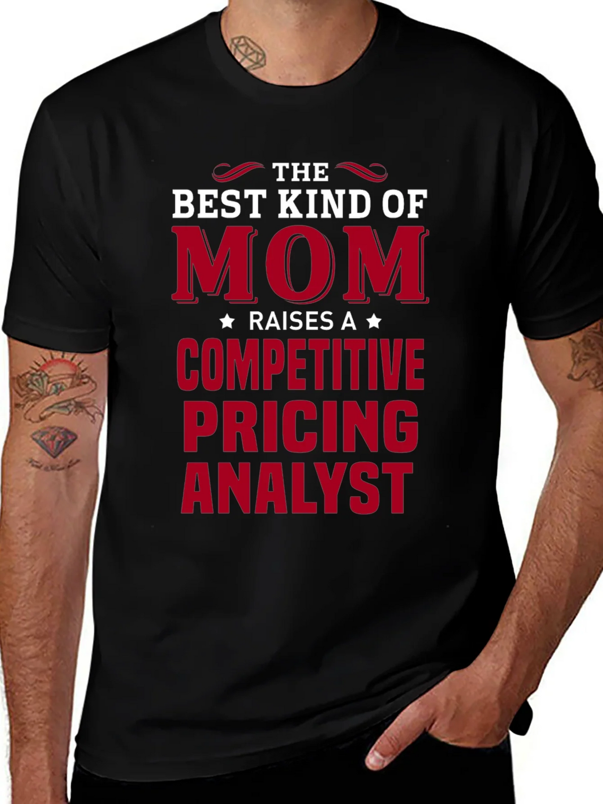 Best Kind of Mom Competitive Pricing Analyst T-Shirt