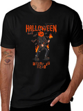 Halloween Pumpkin Head Guitarist T-Shirt