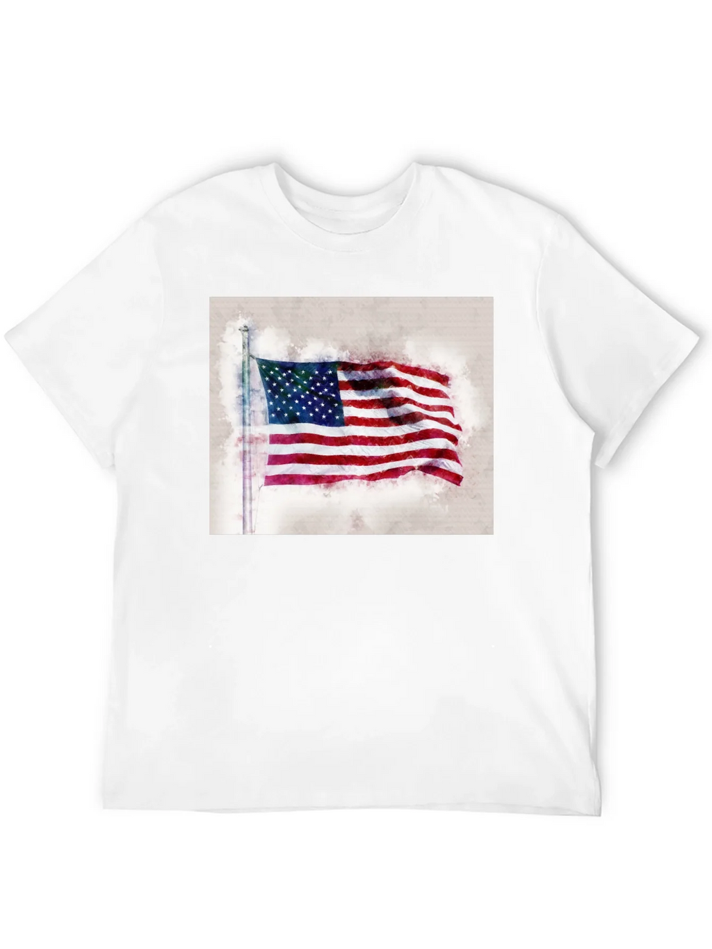 American Flag Graphic Tee - Patriotic Style