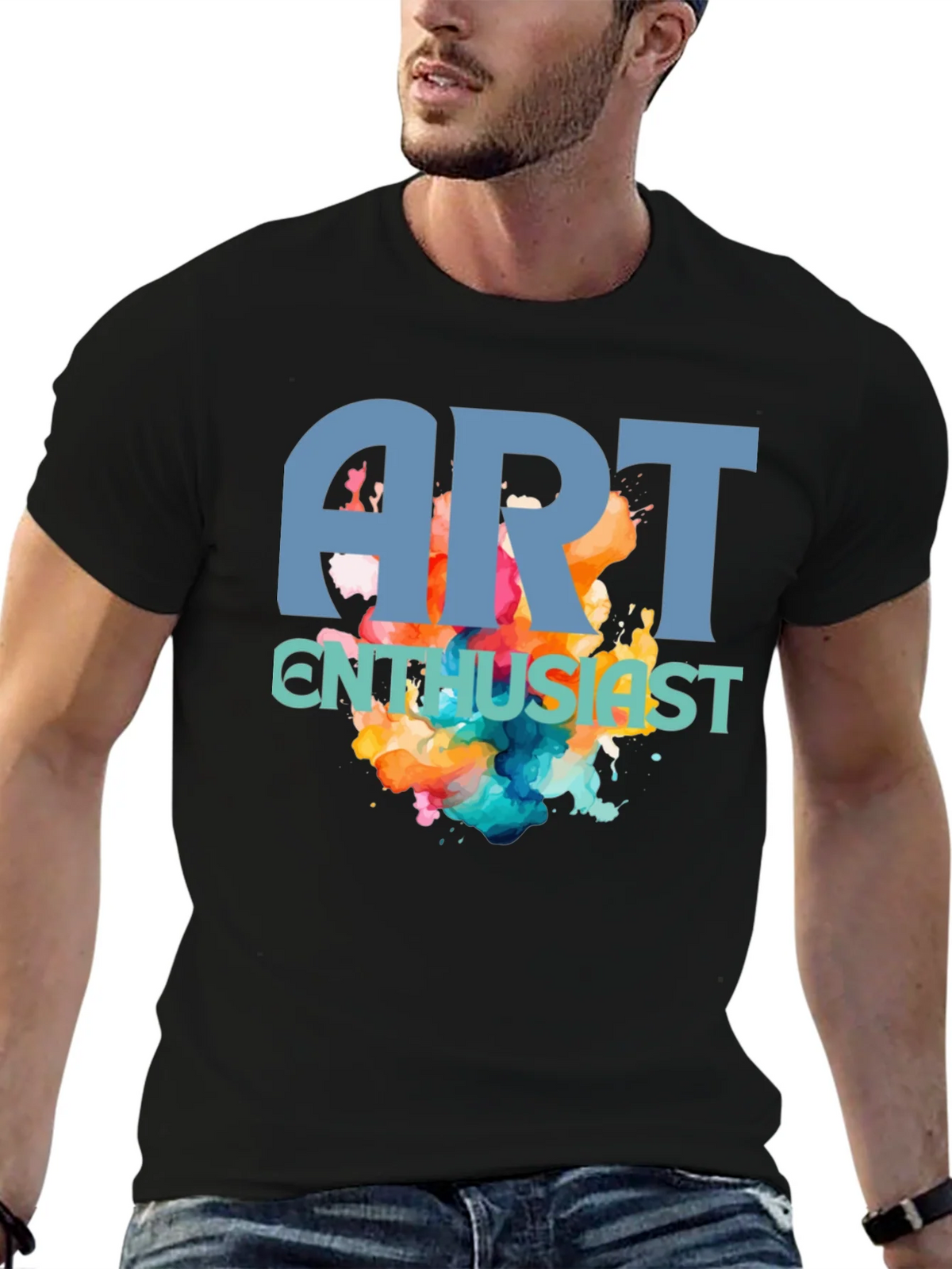 Art Enthusiast T-Shirt - Artistic Design