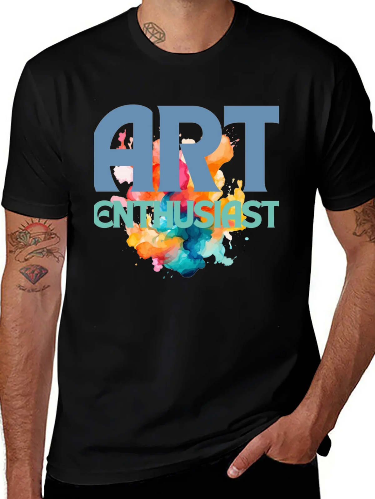 Art Enthusiast T-Shirt - Artistic Design