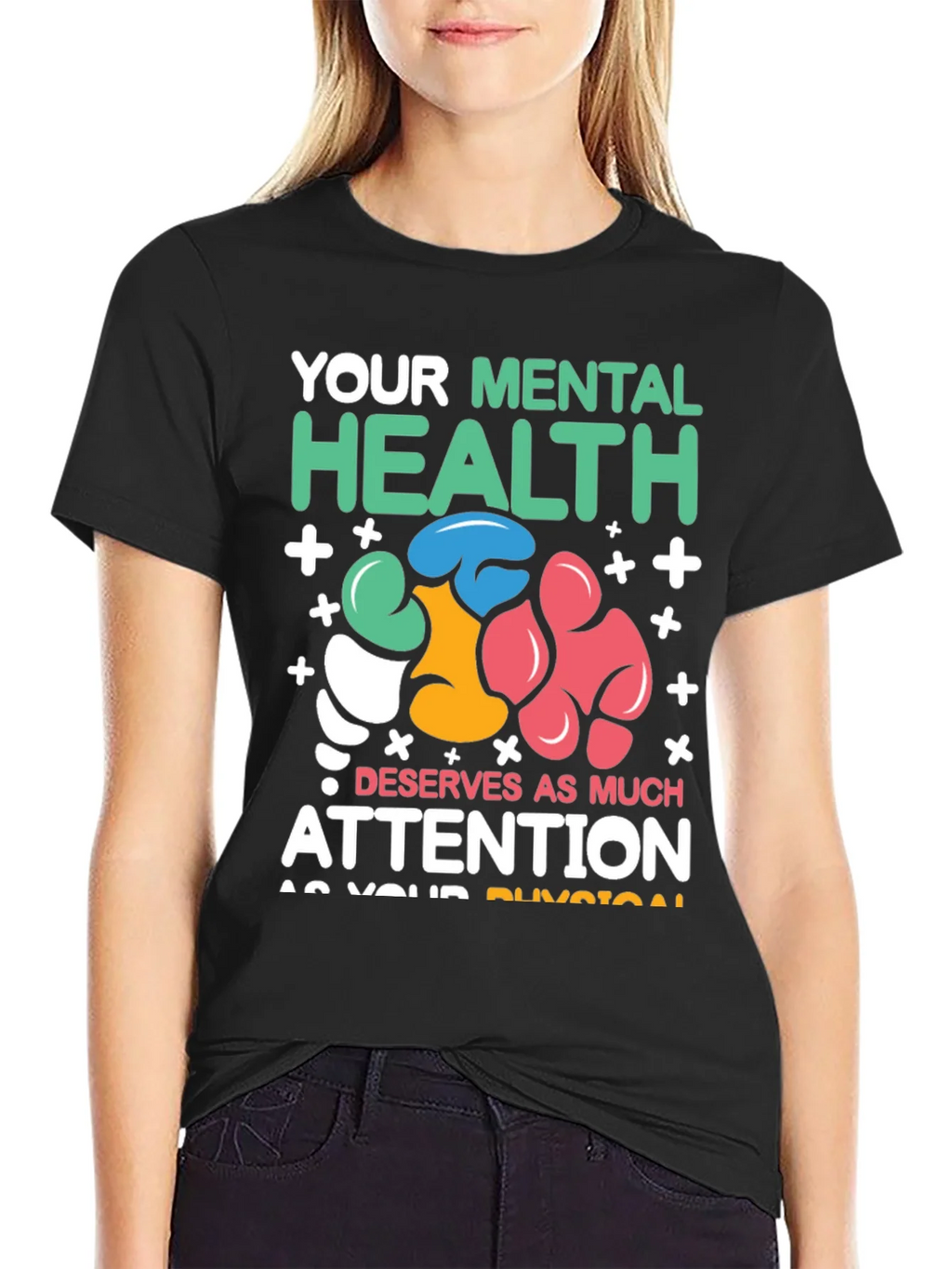 Mental Health Awareness Graphic T-Shirt
