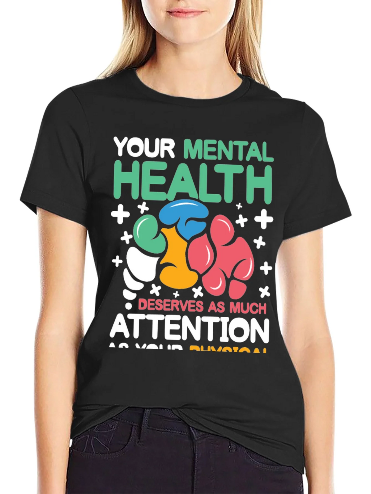 Mental Health Awareness Graphic T-Shirt