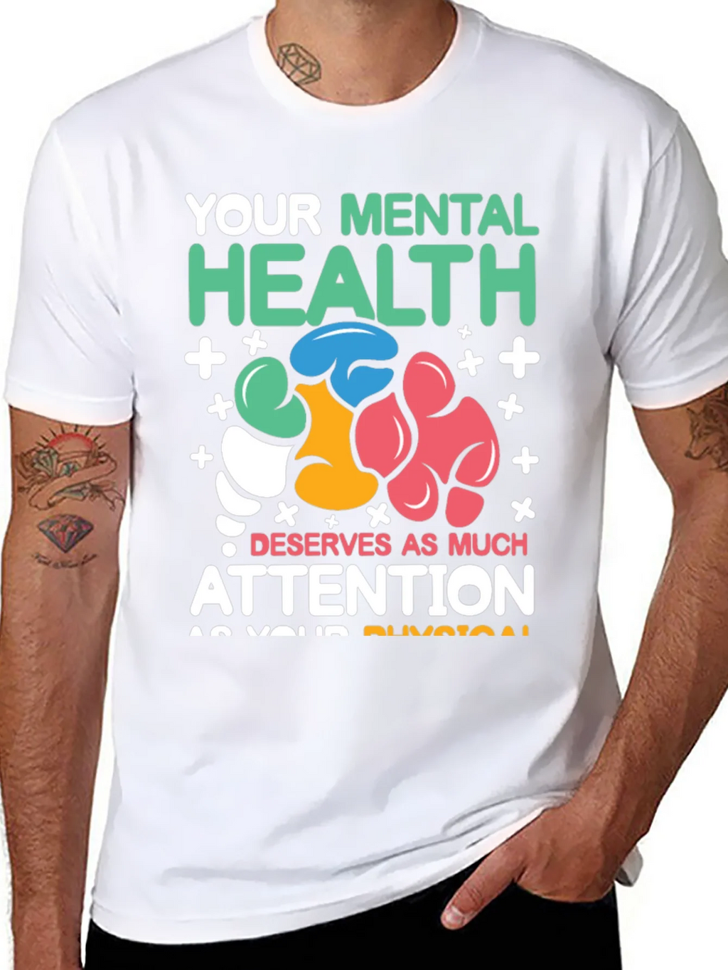 Mental Health Awareness Graphic T-Shirt