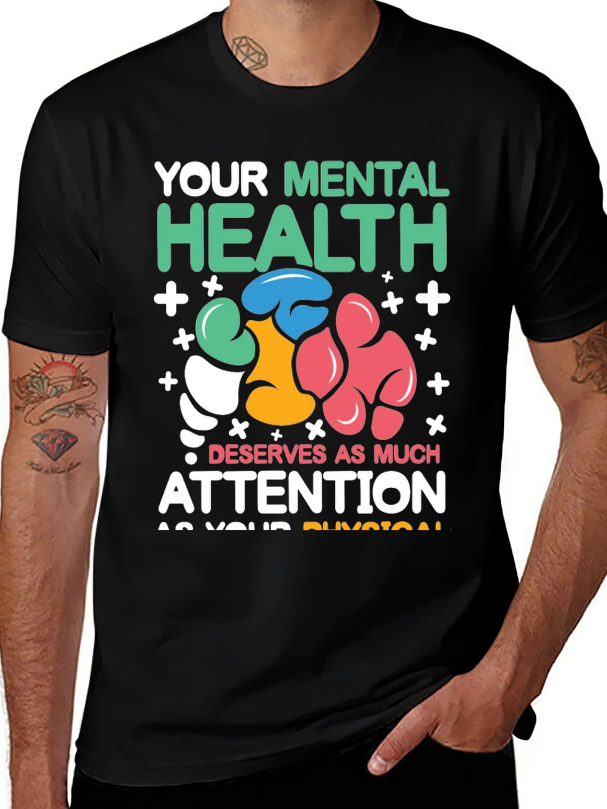 Mental Health Awareness Graphic T-Shirt