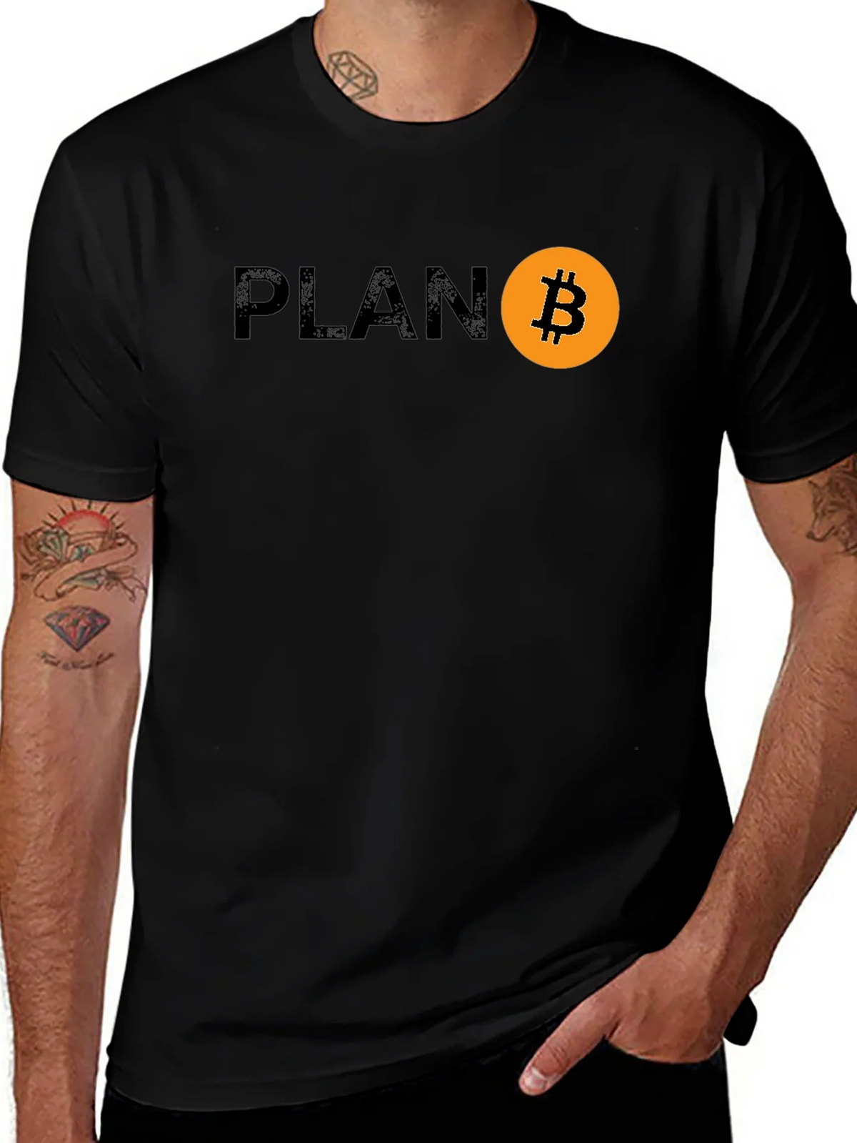 Plan B Bitcoin Graphic T-Shirt - Crypto HODL Tee