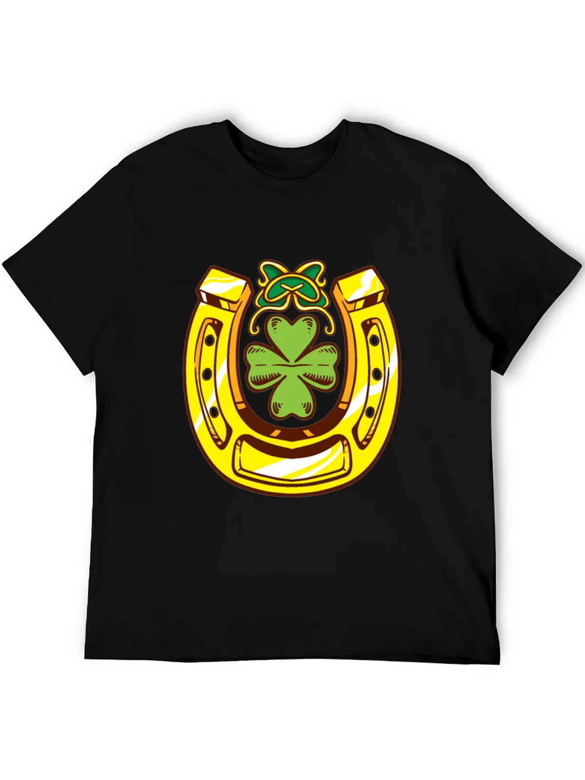 Lucky Horseshoe Clover T-Shirt
