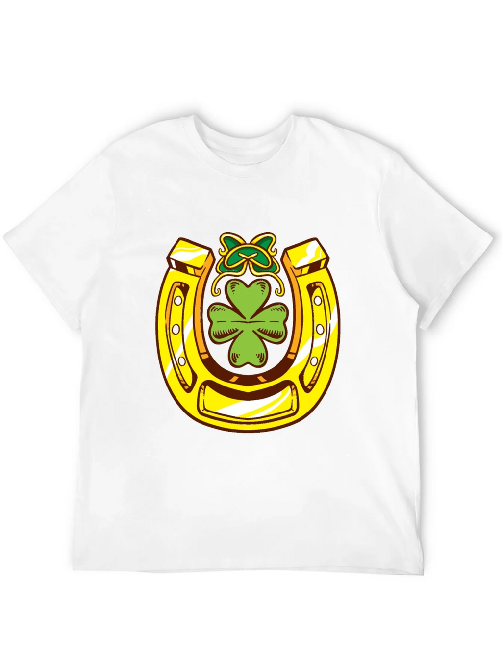 Lucky Horseshoe Clover T-Shirt