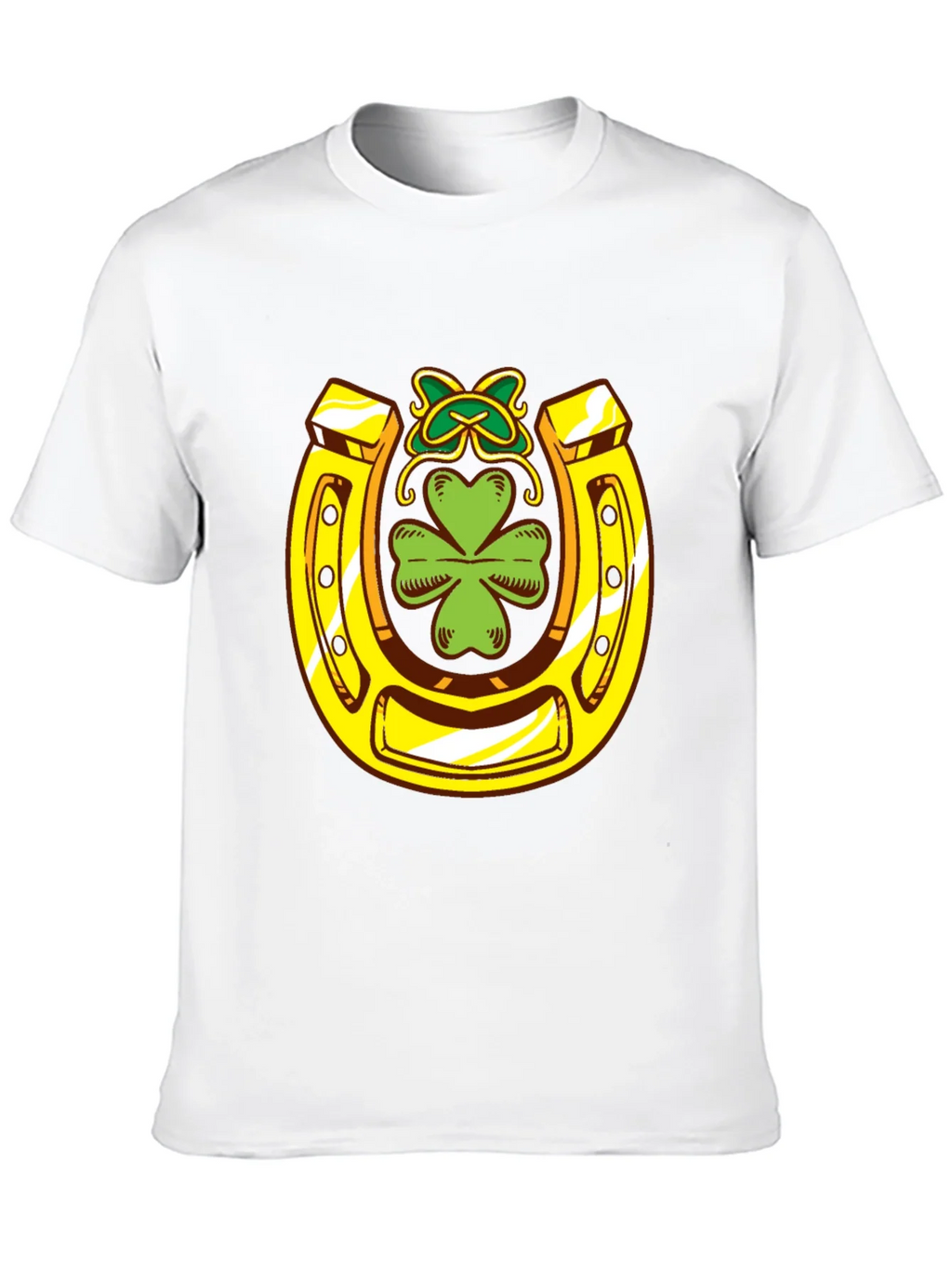 Lucky Horseshoe Clover T-Shirt