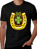 Lucky Horseshoe Clover T-Shirt