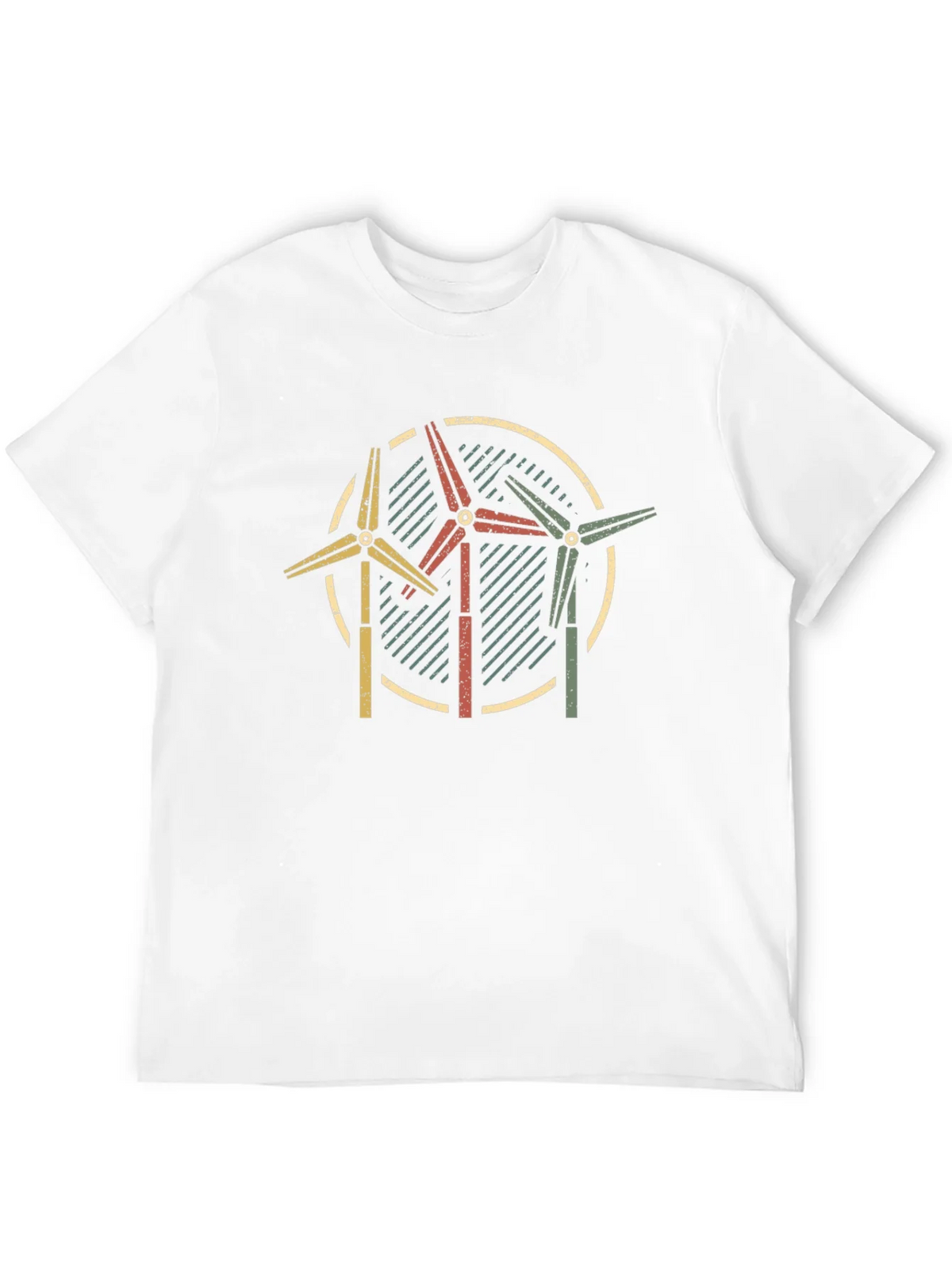Retro Wind Turbine Graphic Tee