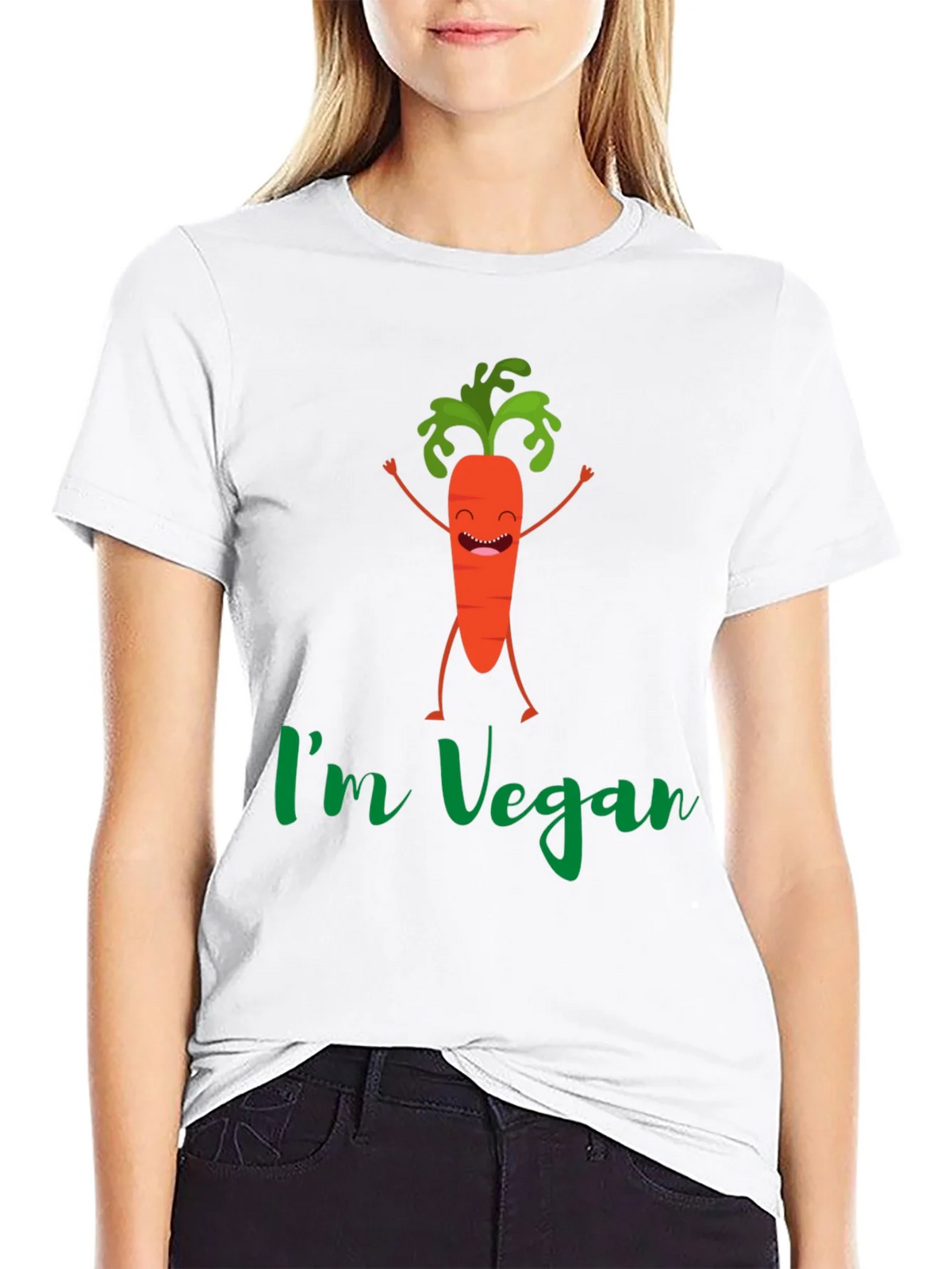 Im Vegan Carrot Graphic T-Shirt