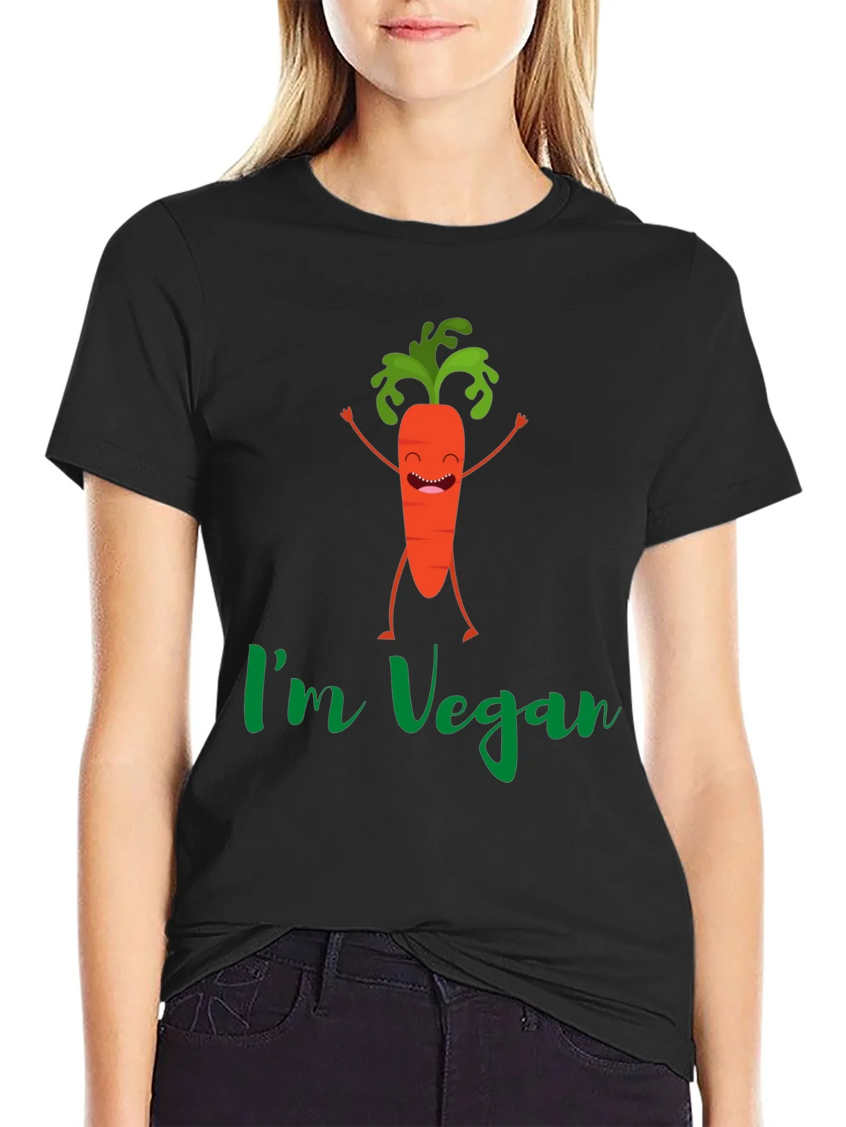 Im Vegan Carrot Graphic T-Shirt