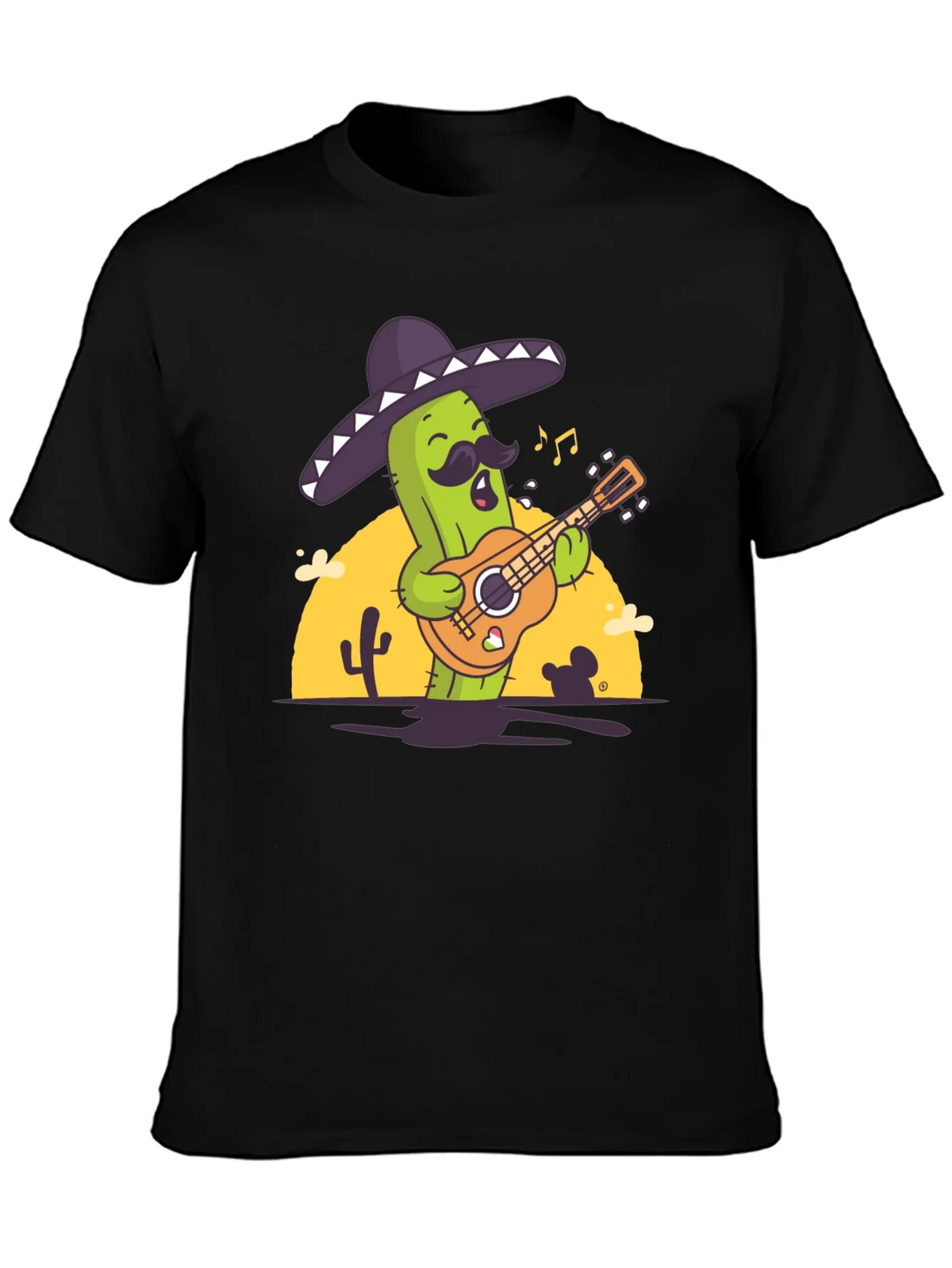 Cactus Mariachi Graphic T-Shirt