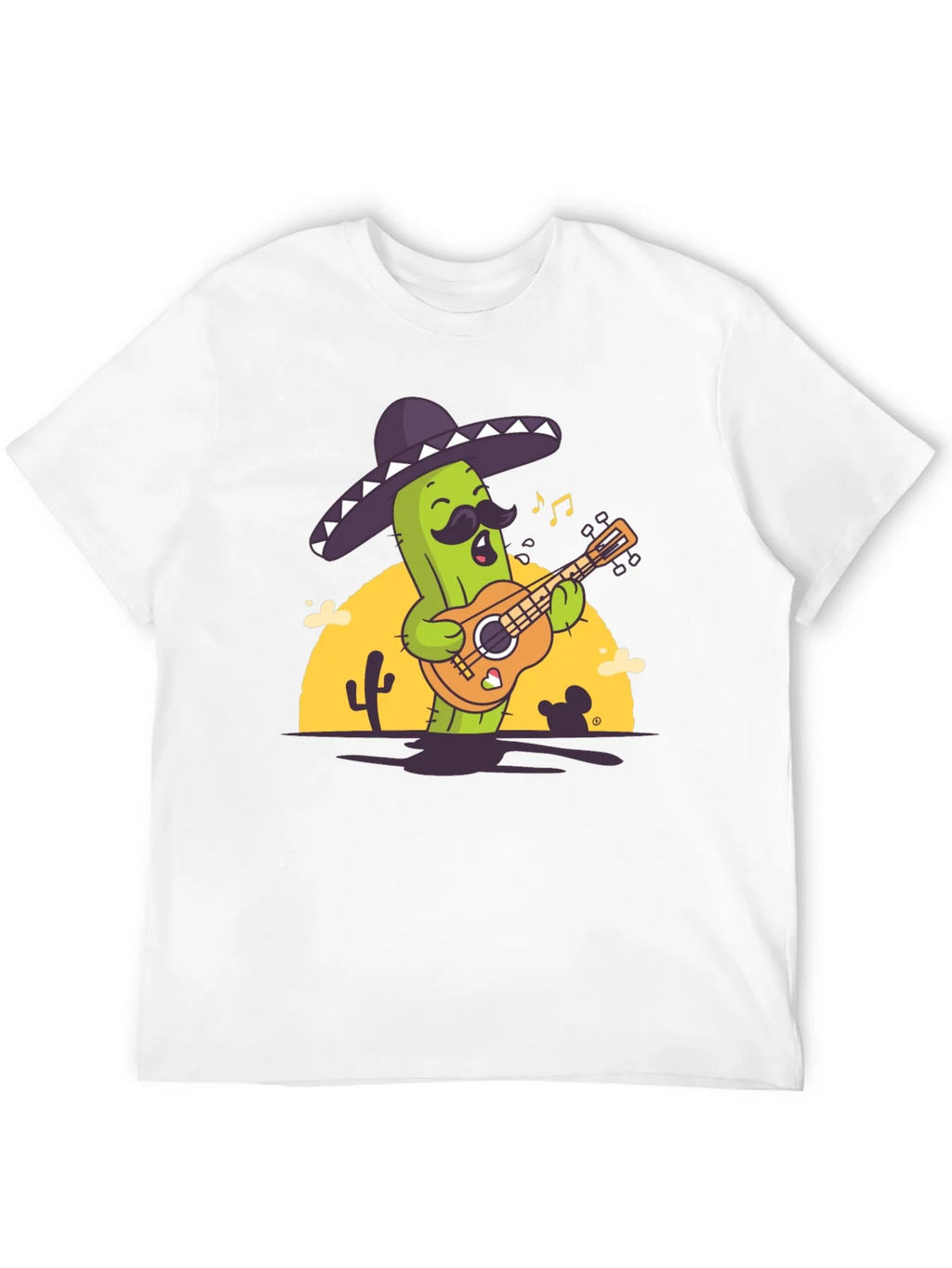 Cactus Mariachi Graphic T-Shirt