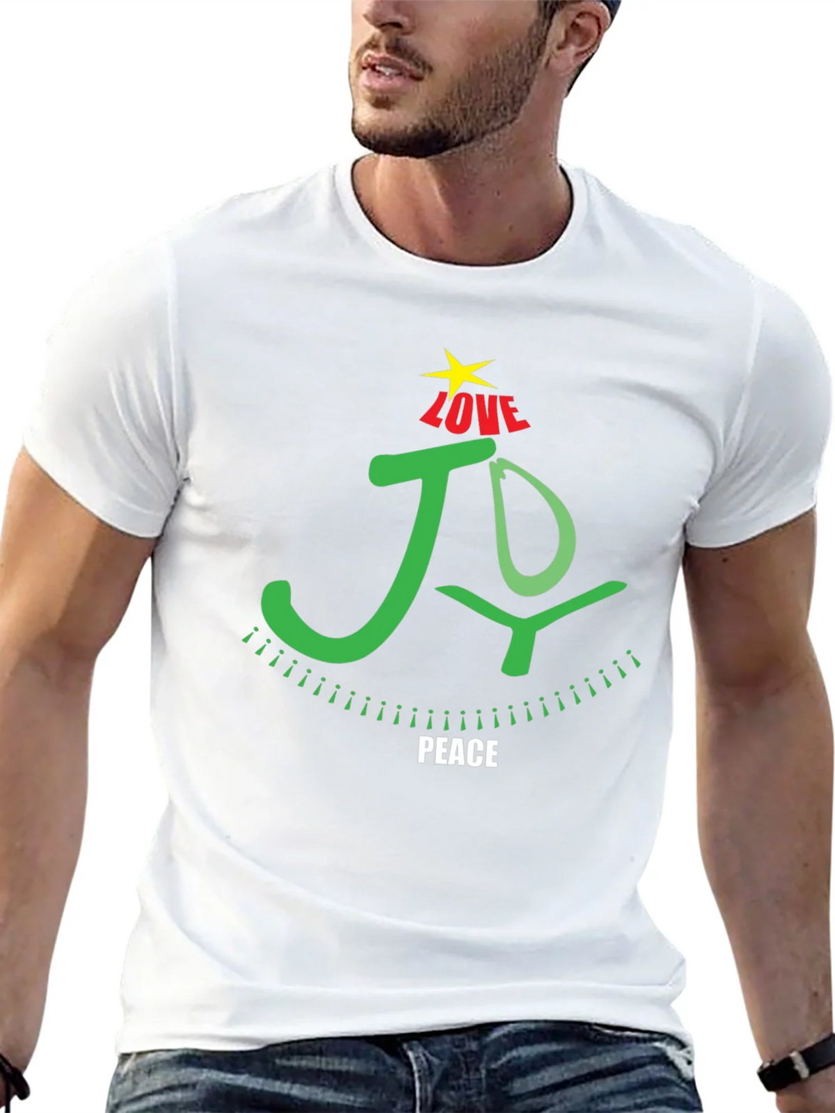 Joy Love Peace Christmas T-Shirt