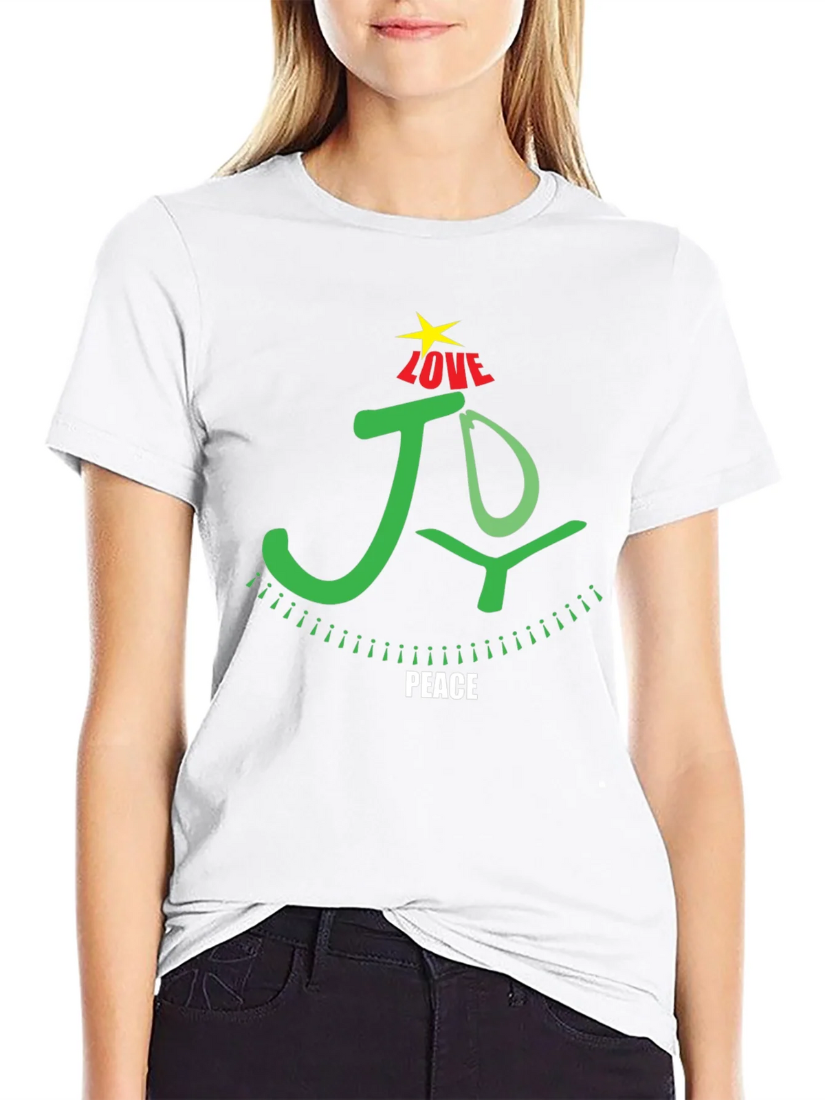 Joy Love Peace Christmas T-Shirt