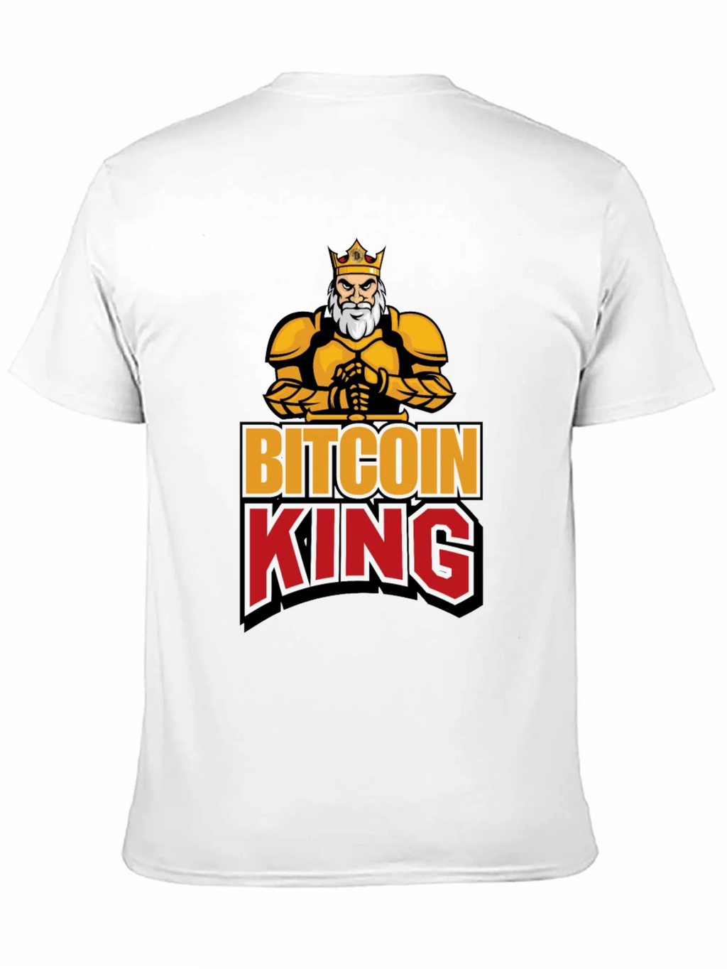 Bitcoin King Black Graphic T-Shirt