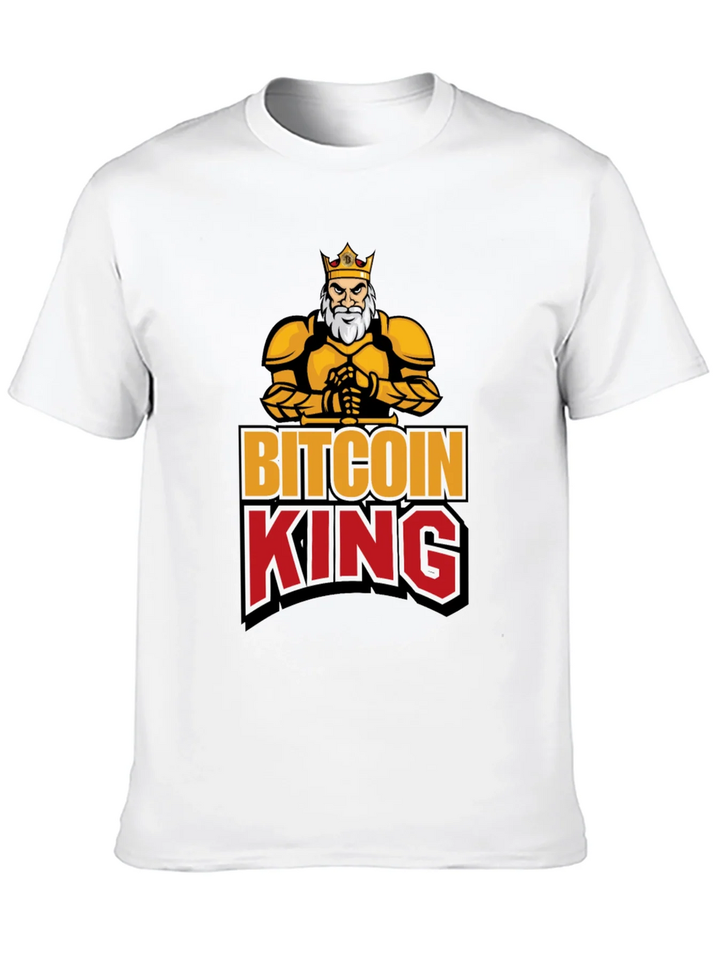 Bitcoin King Black Graphic T-Shirt