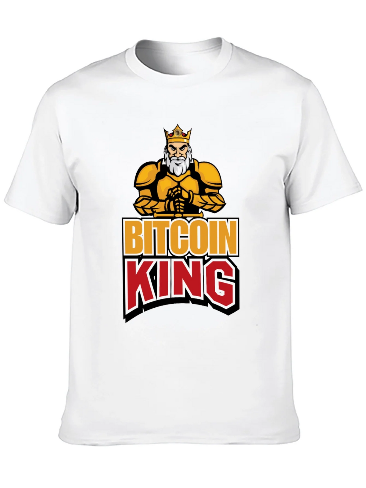 Bitcoin King Black Graphic T-Shirt