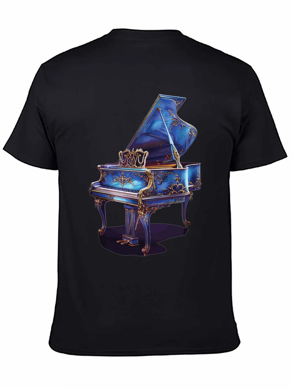 Grand Piano Graphic Tee - Stylish Music Lover Shirt