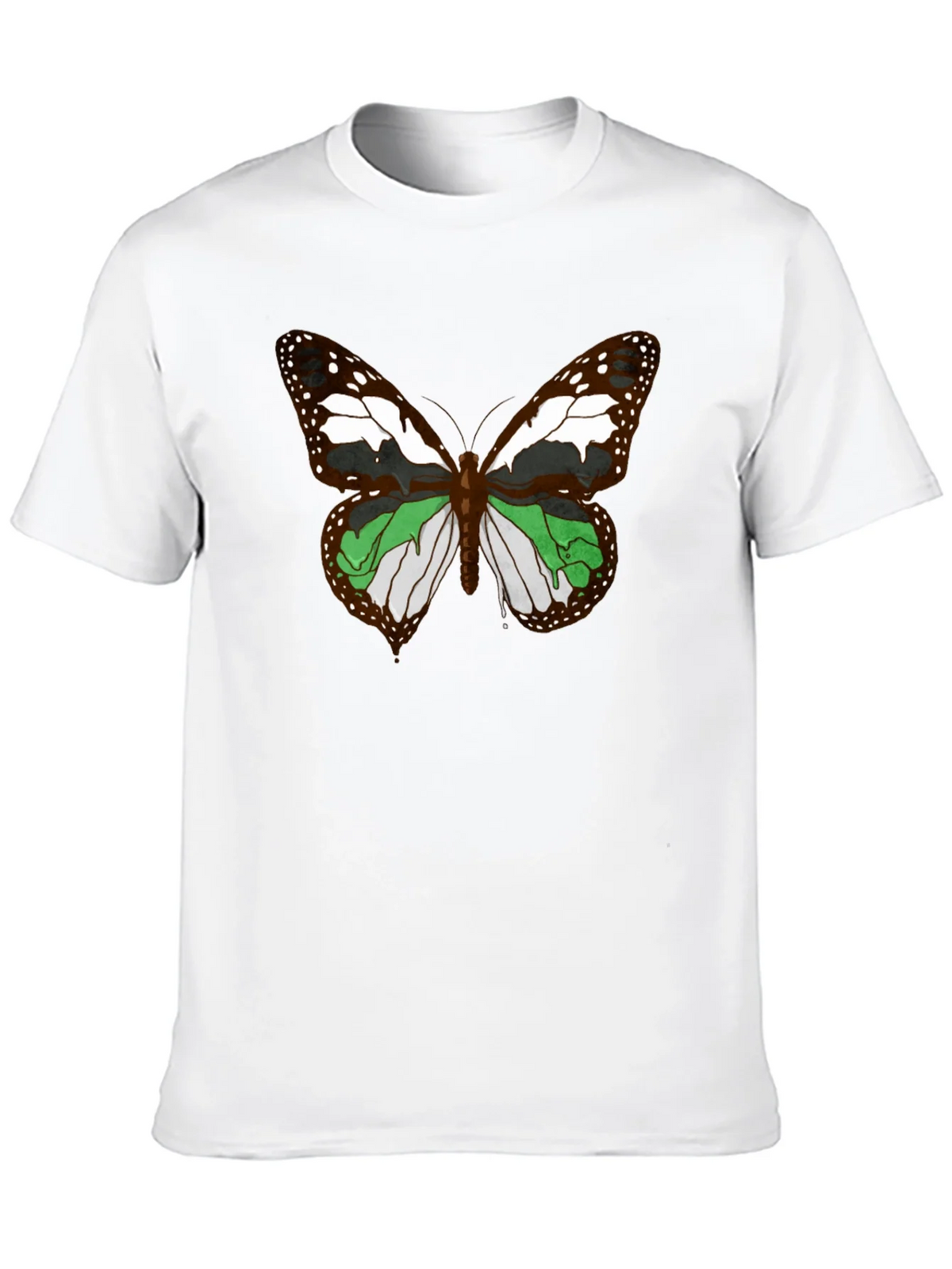 Butterfly Graphic T-Shirt - Black Cotton Tee