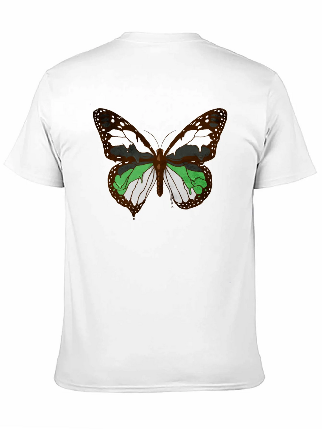 Butterfly Graphic T-Shirt - Black Cotton Tee