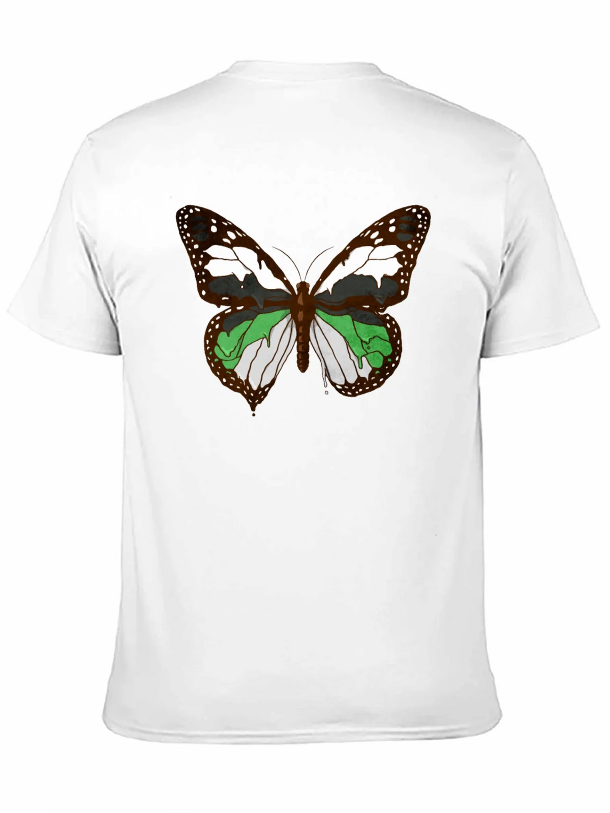 Butterfly Graphic T-Shirt - Black Cotton Tee